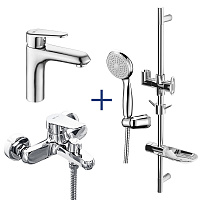 Комплект смесителей Lemark Point LM0380C "3 в 1"