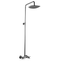 LM2160C STANDARD Смеситель для душа с верхней душевой лейкой Тропический дождь, хром