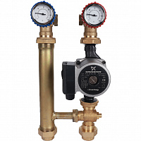 SDG-0014-002502 STOUT Насосная группа для твердотопливных котлов 1" с насосом Grundfos UPSO 25-65 в теплоизоляции