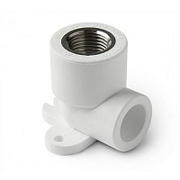 Угольник комб. вн. р. с крепл. 25х3/4" PRO AQUA