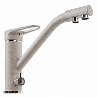 Смеситель для кухни 40к MIXLINE ML-GS05 (328) бежевый с вых. для питьевого фильтра код 526215