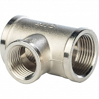 SFT-0022-341234 STOUT Тройник ВВ переходной никелированный 3/4X1/2X3/4