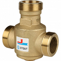 SVM-0030-325506 STOUT Термостатический смесительный клапан G 1" 1/4 НР  60°С