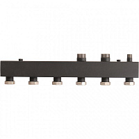 RDG-0017-005045 ROMMER Стальной распределительный коллектор 4(5) отопительных контура 1,1/2х1,1/2