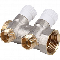 SMB 6851 011202 STOUT Коллектор распределительный 1", 2 отвода 1/2"