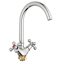 QTZ4-A856 Смеситель для кухни Glauf лат.под гайку код 532785