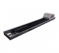 SCQ-1100-0738175 STOUT Конвектор внутрипольный SCQ 75.380.1750 (Решётка роликовая, анодированный алюминий)