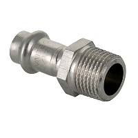 Соединитель нерж.сталь с нар.р. пресс 28х1" VTi.901.I.002806