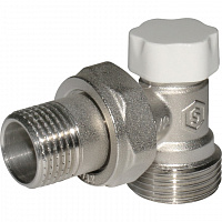 SVL-1166-000015 STOUT Клапан запорно-балансировочный угловой, 1/2" х 3/4"ЕК