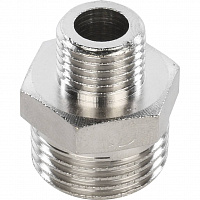 SFT-0004-001214 STOUT Ниппель НН переходной никелированный 1/2X1/4