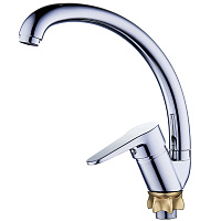 NUD4-А146/PUD-4146 Смеситель для кухни 40к Glauf бок.ручка, п/гайку код531529