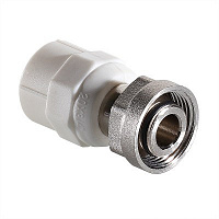 Муфта с мет. вставк. с нак. гайкой 20х3/4" Евроконус VALTEC