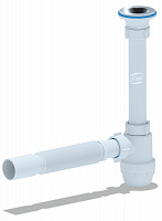 C1010 Сифон 1 1/4" 40 с г/т 40х40/50