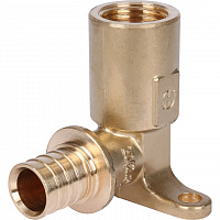 Угольник настенный с длинным нарезным патрубком 20-Rp 1/2" SFA-0032-002012 STOUT
