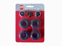 Универс. компл. д/рад. 1/2" (пробки+маевс) Royal Thermo черн.