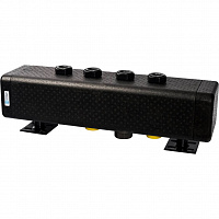 SDG-0016-005002 STOUT Стальной распределительный коллектор 2 отопительных контура. В теплоизоляции DN 32