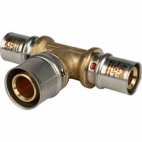 SFP-0005-202620 STOUT Тройник переходной 20х26х20 для металлопластиковых труб прессовой