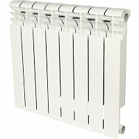 ROMMER Profi BM 500 (BI500-80-80-150) 8 секции радиатор биметаллический (RAL9016)