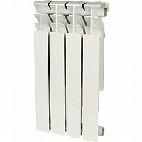 ROMMER Plus 500 4 секций радиатор алюминиевый (RAL9016)