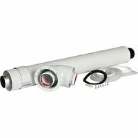Труба коаксиальная STOUT 60/100*850мм (SCA 6010-220850) (Рысь, Ягуар) фланц