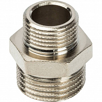 SFT-0004-001238 STOUT Ниппель НН переходной никелированный 1/2X3/8