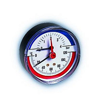 Термоманометр аксиальный  Watts TMAX 80/4/120"С (00600012)