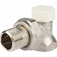 SVL 1156 000015 STOUT Клапан запорно-балансировочный, угловой 1/2" (образец в разрезе)