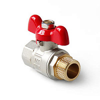 Кран шаровый вн.-нар. 1/2" баб. PRO AQUA (FWB61-M15-F15x)