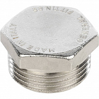 SFT-0025-000001 STOUT Заглушка НР никелированная 1"
