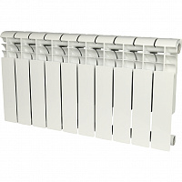 ROMMER Profi 350 (AL350-80-80-080) 10 секций радиатор алюминиевый (RAL9016)