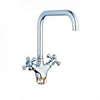 Смеситель в кухню ZEGOR DML4-C827 (TOE-A827) (S)