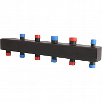 RDG-0016-004034 ROMMER Стальной распределительный коллектор 3(4) отопительных контура 1х1 1/4"