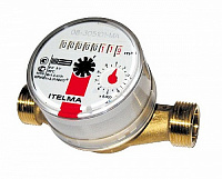 Счетчик д г/воды 1/2" ITELMA L=80мм