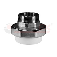 Муфта комб. разъемная нар. р. 25х1" valfex