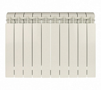 Global STYLE 500 10 секций радиатор биметаллический боковое подключение (белый RAL 9010)