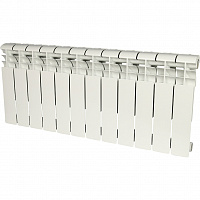 ROMMER Profi 350 (AL350-80-80-080) 12 секций радиатор алюминиевый (RAL9016)