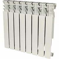 ROMMER Plus 500 8 секций радиатор алюминиевый (RAL9016)