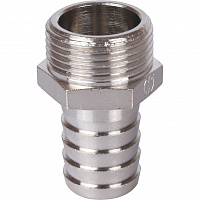 SFT-0067-003420 STOUT Штуцер НР никелированный 3/4"x20
